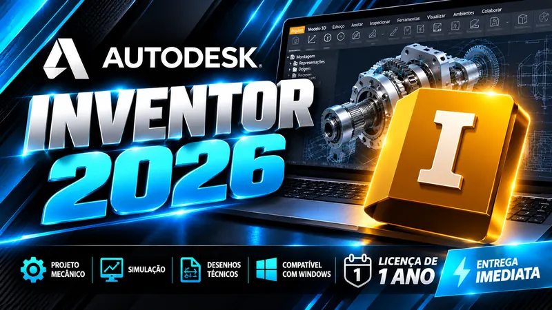 Autodesk Inventor Professional - Licença Digital