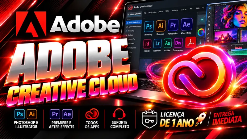 Adobe Creative Cloud - Licença Digital