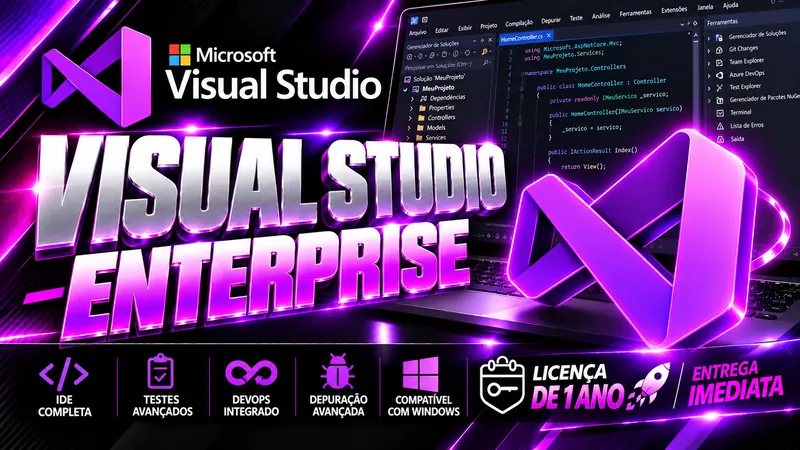Visual Studio Enterprise - Licença Digital