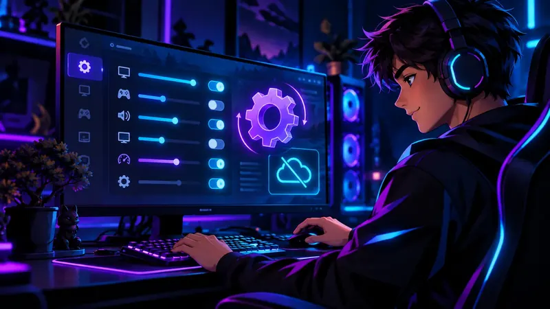 Tela de configurações da Steam com opções desligadas e o ícone de nuvem desativada, mostrando o Steam Cloud sem sincronização