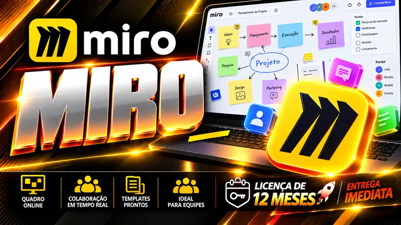 Miro 12 Meses - Licença Digital